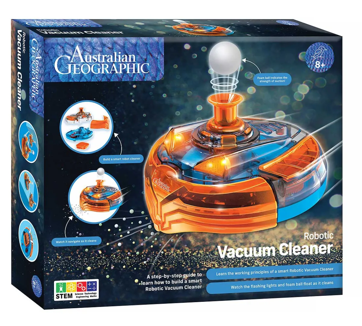 Australian Geographic 8+ Years|Educational-Intelligent Vacuum Cleaner