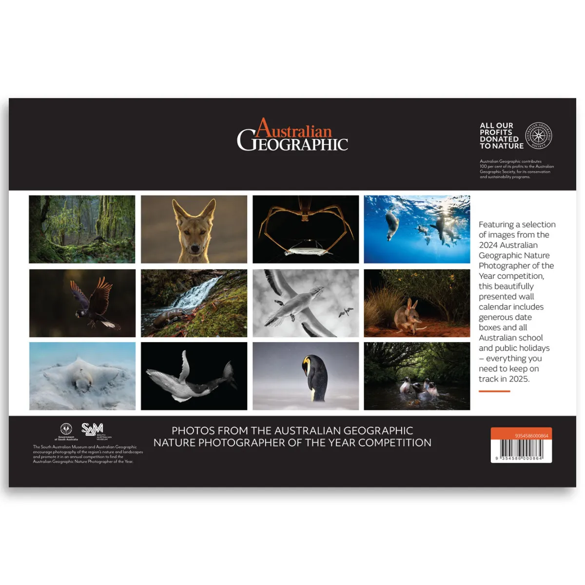 Australian Geographic Calendars & Diaries|Calendars & Diaries-Nature Photographer of the Year Calendar 2025