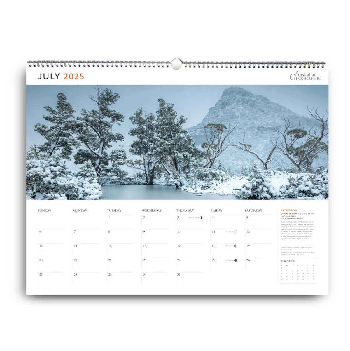 Australian Geographic Calendars & Diaries|Calendars & Diaries-Panorama Calendar 2025