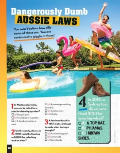 Kids Australian Geographic Activity Books|Animals & Nature-Australia's Most Dangerous Quiz & Activity Book
