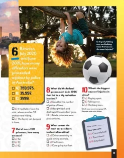 Kids Australian Geographic Activity Books|Animals & Nature-Australia's Most Dangerous Quiz & Activity Book