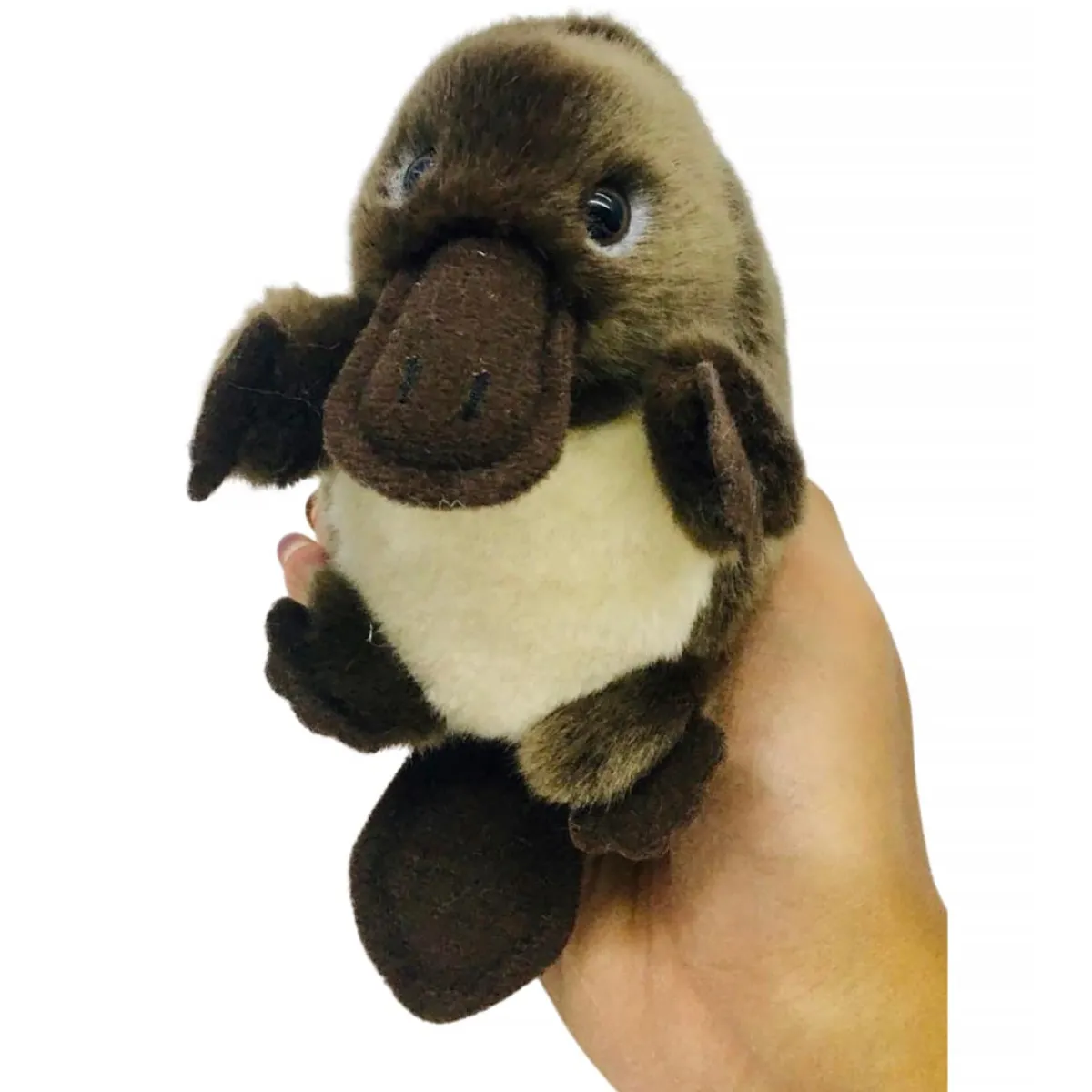 Australian Geographic Plush & Soft Toys|0-24 Months-Baby Handfuls Platypus Soft Toy