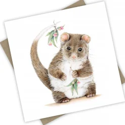 Australian Geographic Accessories|Greeting Cards-Banjo the Ringtail Possum Greeting Card from PopcornBlue