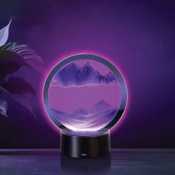 Australian Geographic 8+ Years|Lights-Circular LED Sand Art - Purple