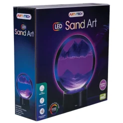 Australian Geographic 8+ Years|Lights-Circular LED Sand Art - Purple