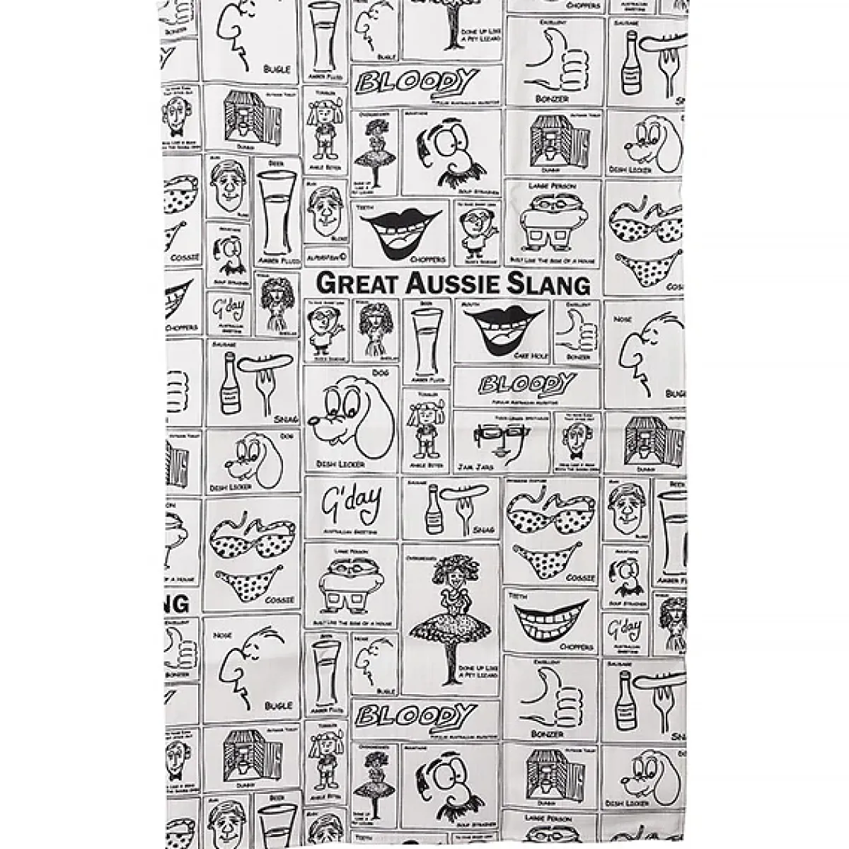 Australian Geographic Tea Towels|Accessories-Great Aussie Slang Bundle