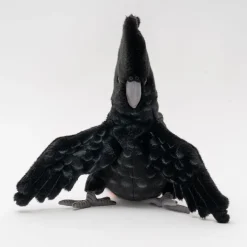 Australian Geographic Plush & Soft Toys|0-24 Months-Hansa Black Cockatoo Puppet