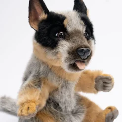 Australian Geographic Plush & Soft Toys|0-24 Months-Hansa Blue Heeler Puppy Puppet