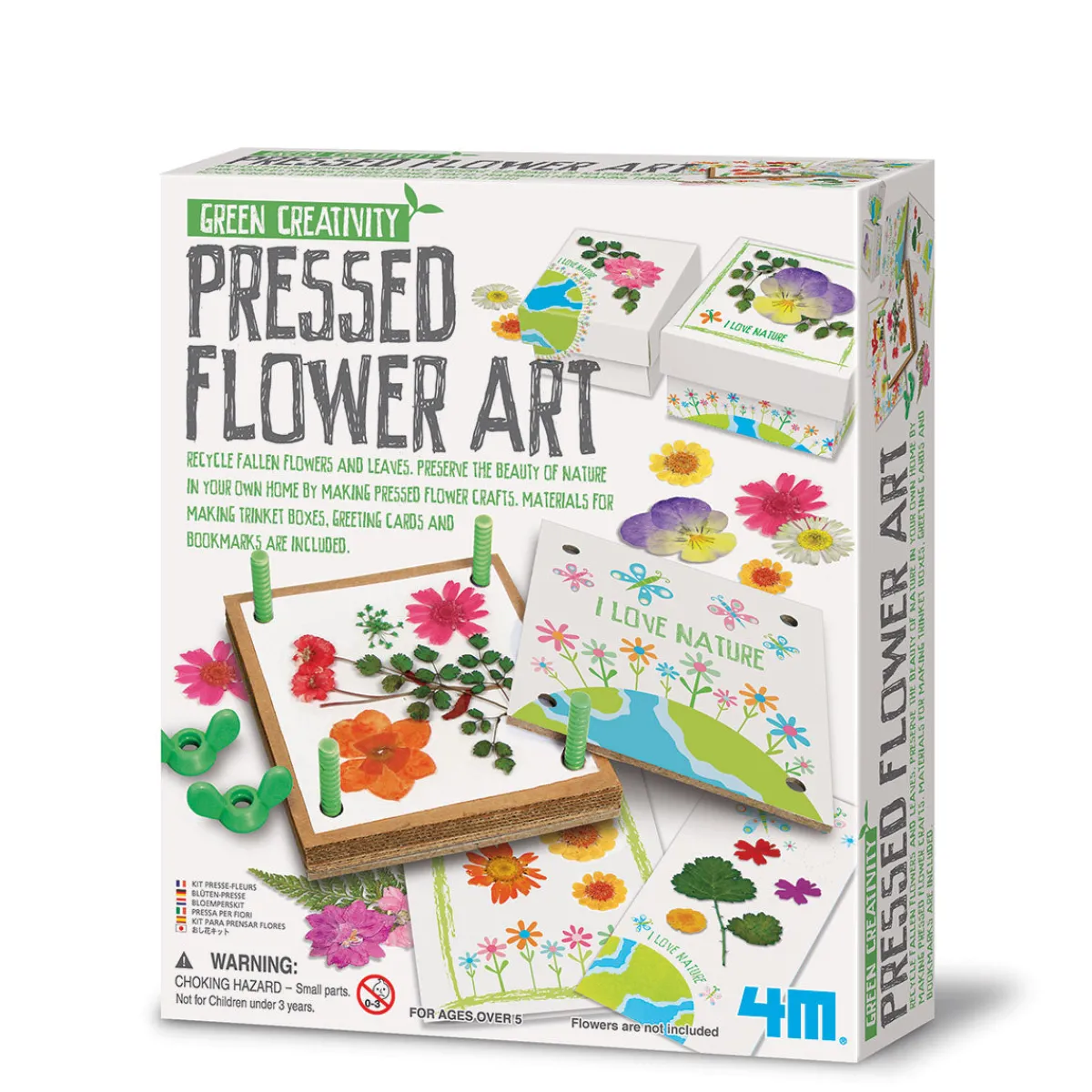 Australian Geographic 5-7 Years|Arts & Crafts-4M: Green Science: Pressed Flower Art