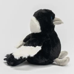 Australian Geographic Plush & Soft Toys|0-24 Months-Melba Magpie Plush Toy - 20cm