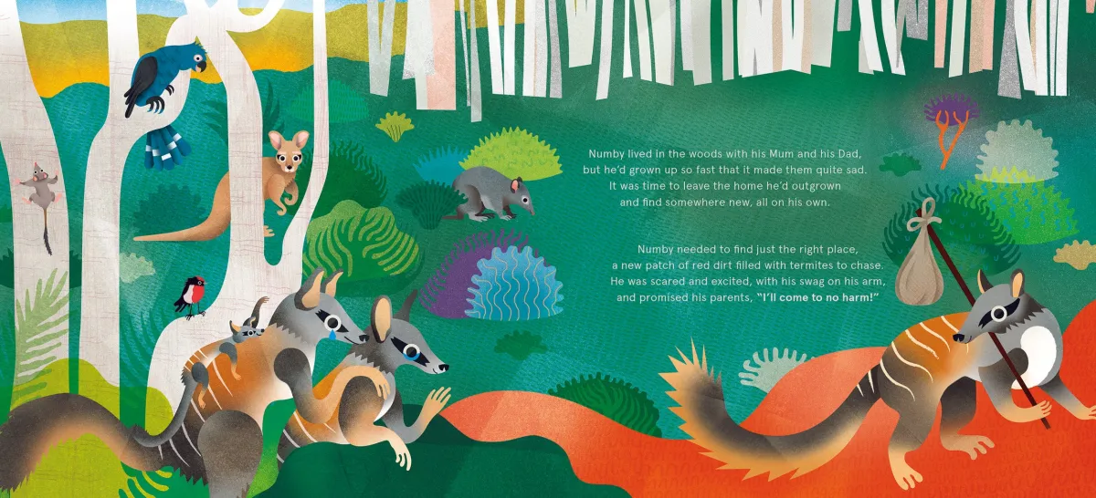 Kids Australian Geographic Animals & Nature|Age 0-8-Numby The Numbat