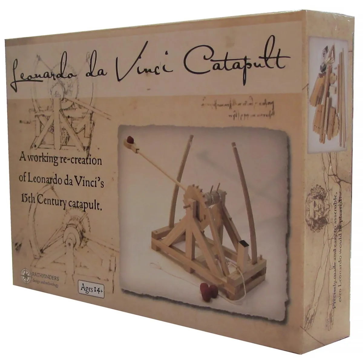 Australian Geographic 8+ Years|Educational-Pathfinders: Da Vinci Catapult Wooden Kit