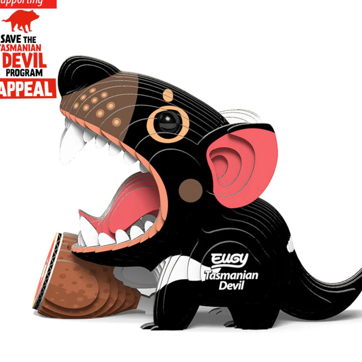 Australian Geographic Puzzles|5-7 Years-Tasmanian Devil 3D Puzzle - by EUGY